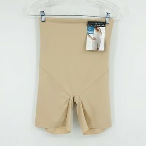 Tailored High Waist Thigh Slim Shaper Nude XXL